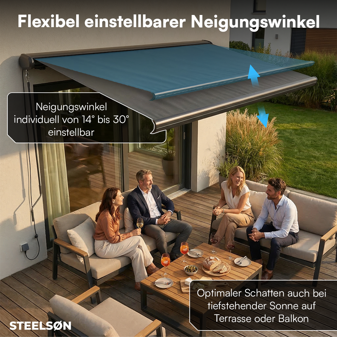 Elektrische Vollkassettenmarkise 'Kestria'